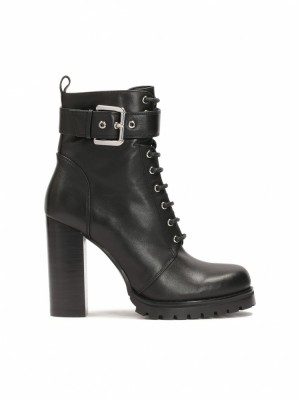 Botki Kazar Brisbone Damskie Czarne | 804XYLMTK