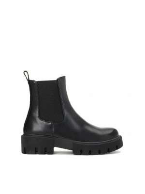 Botki Kazar Fanny Damskie Czarne | 378WRMOQN