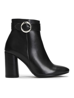 Botki Kazar Finley Damskie Czarne | 018QLWJPY