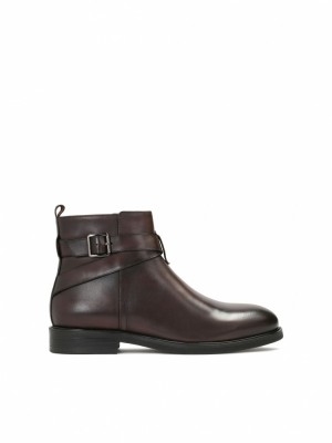 Buty Chelsea Kazar Aksel Męskie Brązowe | 605RIDVQK