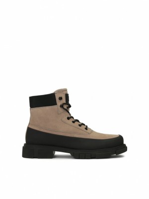 Buty Chelsea Kazar Calder Męskie Beżowe Czarne | 361CHALJE