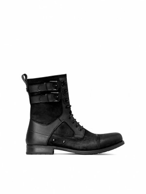 Buty Chelsea Kazar Tadeu Męskie Czarne | 017RYWLEO