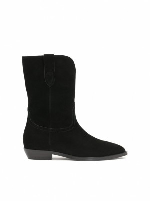 Buty Kowbojki Kazar Aine Damskie Czarne | 287CONYLS