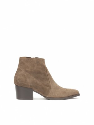 Buty Kowbojki Kazar Esma Damskie Czarne | 713UOEGPH