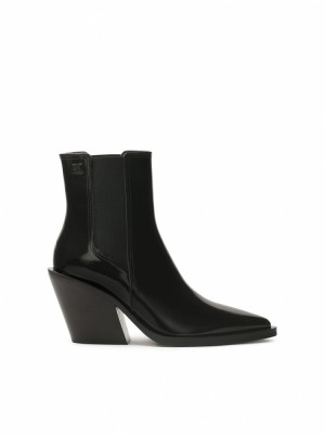 Buty Kowbojki Kazar Ks Colette Damskie Czarne | 153ABSYVQ