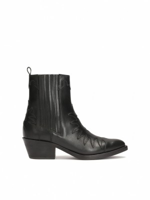 Buty Kowbojki Kazar Malene Damskie Szare | 471CLAGMB