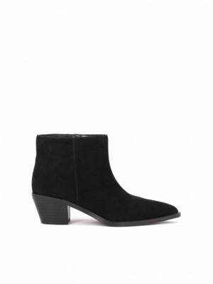 Buty Kowbojki Kazar Roseau Damskie Czarne | 810FJYBVP