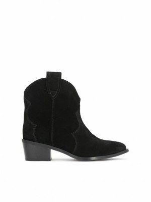 Buty Kowbojki Kazar Viola Damskie Czarne | 816UREHSV
