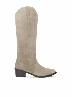 Buty Kowbojki Kazar Viola Damskie Szare | 935STWINF