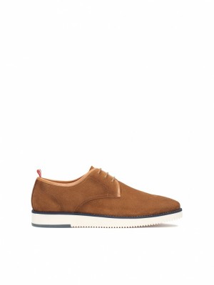 Buty Skórzane Kazar Bodey Męskie Brązowe | 968RXOBIZ