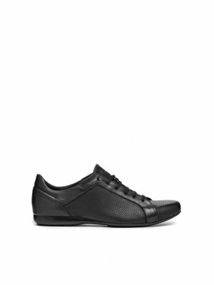 Buty Skórzane Kazar Fargo Męskie Czarne | 659JBPXZU