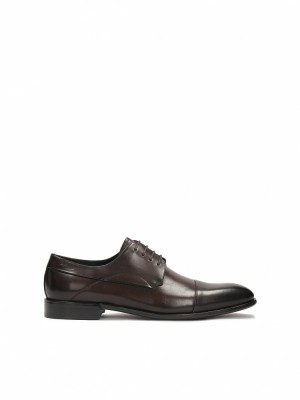 Buty Skórzane Kazar Guntur Męskie Brązowe | 195SHUGYC