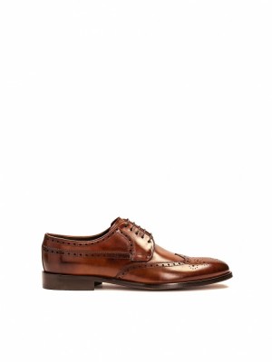 Buty Skórzane Kazar Javen Męskie Brązowe | 627NKUJTZ