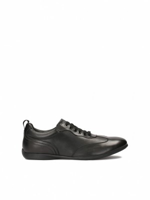 Buty Skórzane Kazar Joao Męskie Czarne | 154RENXUD