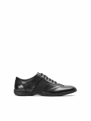 Buty Skórzane Kazar Joao Męskie Czarne | 297XFTUVS
