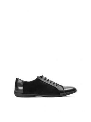 Buty Skórzane Kazar Joao Męskie Czarne | 915QAWTBH