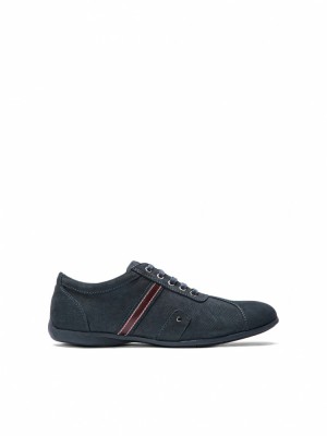 Buty Skórzane Kazar Joao Męskie Granatowe Niebieskie | 870MWTFDH