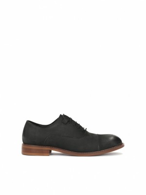 Buty Skórzane Kazar Leto Męskie Czarne | 319GEDWNV