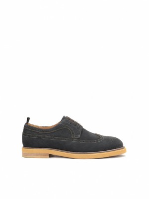 Buty Skórzane Kazar Luca Męskie Białe Szare | 401PECOQV