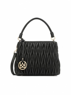 Handbags Kazar Alele Damskie Czarne | 431ABFROM