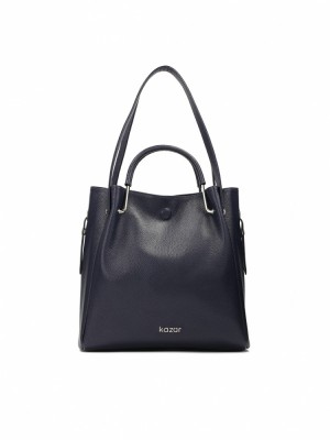 Handbags Kazar Alexandria Damskie Granatowe Niebieskie | 304RXMIWE