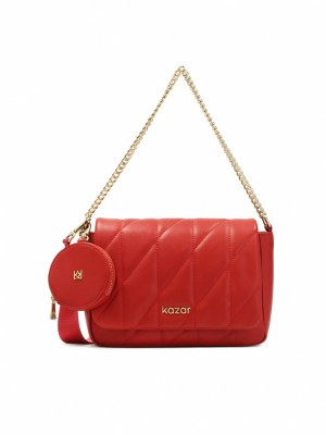 Handbags Kazar Aline Damskie Czerwone | 284KTMSXI