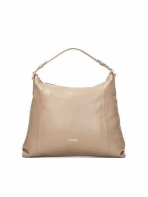 Handbags Kazar Anadia Damskie Beżowe Białe | 960SUEQJX