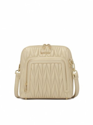 Handbags Kazar Carin Damskie Beżowe | 769XIRJSH