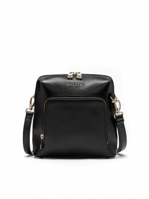 Handbags Kazar Carin Damskie Czarne | 814CANIBM
