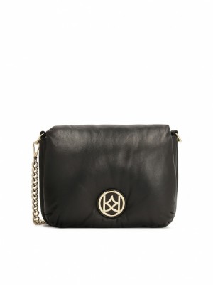 Handbags Kazar Carla Damskie Czarne | 357YTHJGP