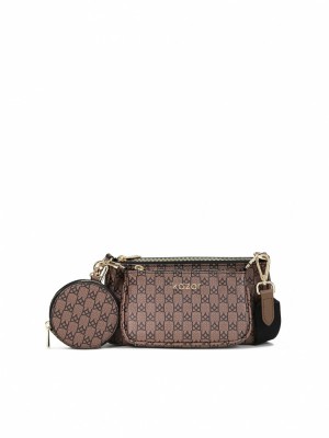 Handbags Kazar Dee Damskie Brązowe | 304SNYPFH