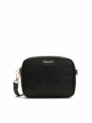 Handbags Kazar Enli Damskie Czarne | 508AUBGFL