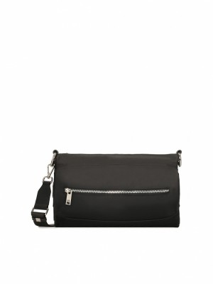 Handbags Kazar Eva Damskie Czarne | 430XGBJMF