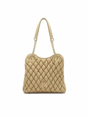 Handbags Kazar Evela M Damskie Beżowe | 752ZTWINV