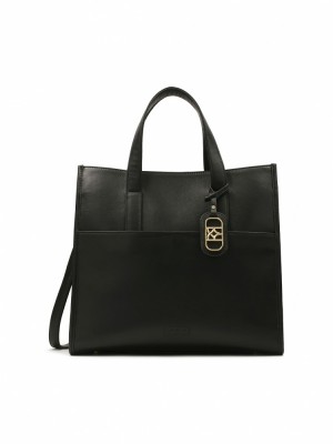 Handbags Kazar Fami Damskie Czarne | 960ONIWSU