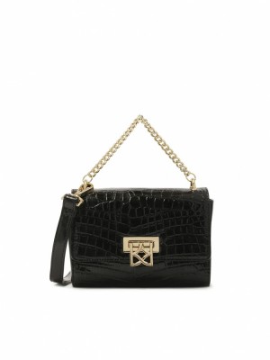 Handbags Kazar Freema Damskie Czarne | 059DOVBJF