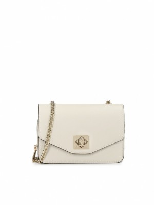Handbags Kazar Genua Damskie Białe | 907FYAWHV