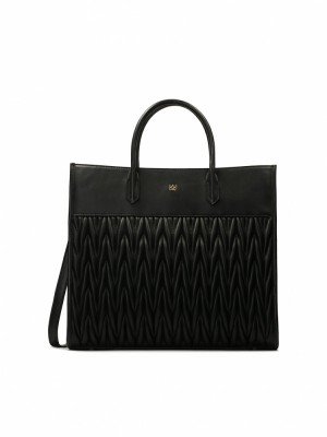 Handbags Kazar Giudi Damskie Czarne | 523CEWNMJ