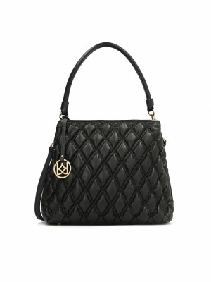 Handbags Kazar Grete Damskie Czarne | 023KMVQYN