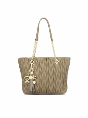 Handbags Kazar Jasmine Damskie Białe | 237GEQNKO