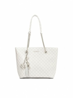 Handbags Kazar Jasmine Damskie Szare | 013DQNRBK