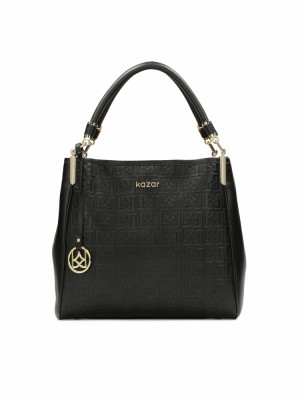 Handbags Kazar Jenny Damskie Czarne | 840OCAFQD