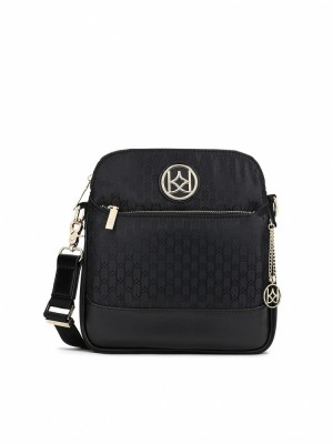 Handbags Kazar Joline Damskie Czarne | 578ZUMCEB