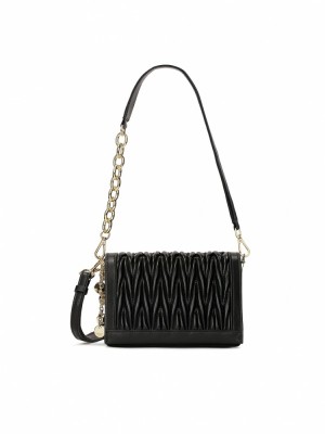 Handbags Kazar Jonna Damskie Czarne | 538LSJKUB