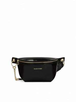 Handbags Kazar Ks Noel Damskie Czarne | 543DLMFCN