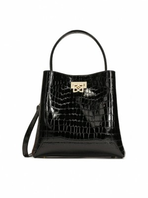 Handbags Kazar Laurie Damskie Czarne | 270GBQAFR
