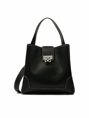 Handbags Kazar Laurie Damskie Czarne | 893OYEDRJ