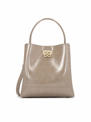 Handbags Kazar Laurie Damskie Szare | 265CJGQLB
