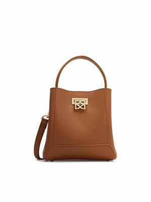 Handbags Kazar Laurie S Damskie Brązowe | 268YLREOS