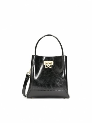 Handbags Kazar Laurie S Damskie Czarne | 014WLRJOB